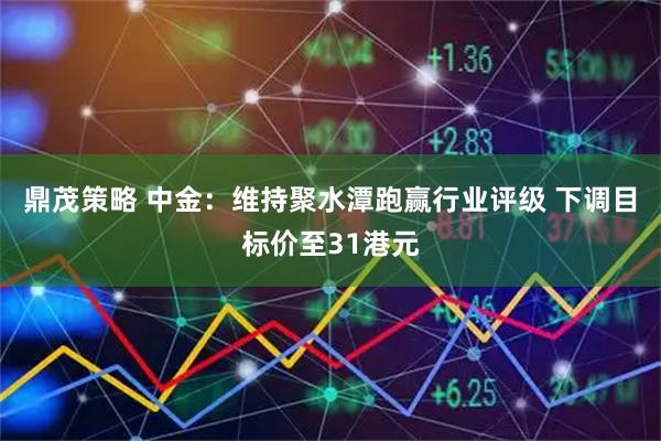 鼎茂策略 中金:维持聚水潭跑赢行业评级 下调目标价至31港元